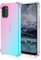 Topme Custodia per Telefono per Nokia G22 (6.5 Inches), Cover per Cellulare con Gradiente di Colore Trasparente in Morbido Silicone TPU - Rosa Verde