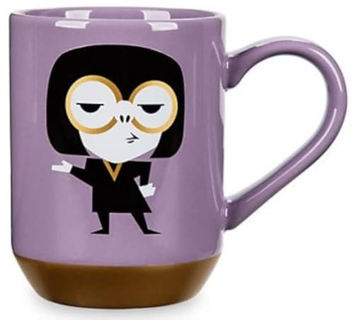 Disney Store Purple 'I Never Look Back Darling' The Incredibles Edna Mode Mug