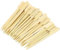 100 Stück Spieße Fingerfood, Bambus-Spieße,Bio-Spieße, Grillspieße,Ldeal für Grills, Größen 9CM Holzbambusspieße Zahnstocher für Vorspeisen,Obst, Sandwich,Buffet, Snacks Cocktail und Grillgut