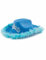 Deiters Cowgirlhut mit Marabu blau one size