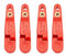 YdseozOA 4 Stück Snap-Release-Clips, Starke Spannung, Snap-Release-Clips für Gewichtsdrachen, Hobelbrett, Outrigger, Downrigger, Power Grip, Trolling, Angeln (rot)