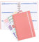 2024-2025 Planer,Terminplaner A5,Hardcover Wochenplaner,Hausaufgabenheft Schüler-Tagebuch,Notiz-Timer,Buchkalender Wochen-Notiz Planer,flexibler Einband-14,5 * 20,9CM / 5,7 * 8,2in Kalender (Rosa)