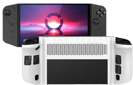 Hzycwgone Protective Case for Lenovo Legion Go 8.8 Handheld,TPU Grip Cover for Lenovo Legion Go Gaming,Legion Go Shell Accessories(White)