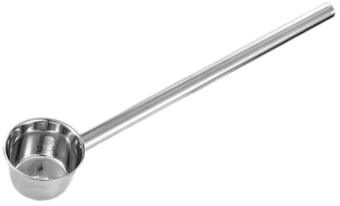 HOLIDYOYO Cucharón De Acero Inoxidable Mango Largo Cucharón De Sopa Cucharón De Agua Cuchara Grande Cucharón Para Enlatar Cucharón De Champú Taza Cuchara De Riego Para Jardín Para Cocina
