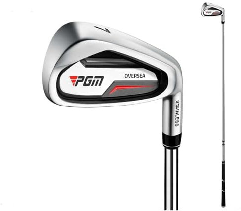 Ferro da golf con manico in carbonio/acciaio per destrimani, ferro da golf n. 5/6/7/8/9/P/S, ferro da golf per uomo e donna (con albero in acciaio,#9(uomini))