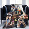 Suehome Sebastian Stan Bucky Barnes Weiche und bequeme warme Fleecedecke für Sofa, Bett, Büro, Kniepolster, Bett, Auto, Camping, Couch, gemütliche Plüsch-Überwurfdecken