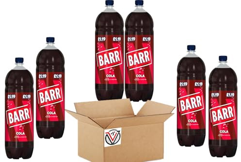 Barr Colla 2 Litre x 06 Bottles PMP | Colla Flavour Soft Drink with Sweeteners (06 x 2L Bottles)