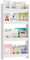 MAHANCRIS 4-stöckiges Kinder Bücherregal, Kinderregal, Wandregal für Spielzeug, Buch-Organizer aus Holzwerkstoff für Kinderzimmer, Kindergarten, Vorschule, Weiß ABKBW7601