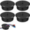 4 Stück 60 mm Ø Kabeldurchführung,Kabeldurchführung Wand,Tisch Kabeldurchführung,Schreibtisch Kabeldurchführung,Kabeldurchführung Tisch,für Schreibtisch Computertisch Arbeitsplatten Möbel