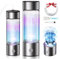 IUHFSIFS 2 In 1 Neuer Wasserstoff-Wasserflasche【SGS-zertifiziert - 5000PPB】【Neu SPE PEM-Technologie】Doppelte Wasserstoffkonzentration, Wasseraufbereitung in 3 Minuten, 450ml Silver