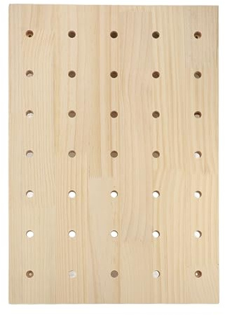 SUNGOOYUE Holz-Stecktafel-Set, Anpassbarer Wand-Organizer für Flaschen, Tassen, Pflanzen mit Einfacher Installation für die Heim- und Bürodekoration