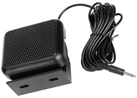 Phefop Altoparlante Esterno per Auto Mini NSP-100 CB Altoparlante per Montaggio Superficiale Universale Portatile Adatto per FT 847 FT 920 950 2000 840 DX5000 DX9000