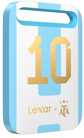 Lexar 512GB SL260 Air Portable SSD, AFA Edition, World Championship, Compatible with PC & Mac, iPhone, Smartphones, Tablets, USB 3.2 Gen 1, Up to 390MB/s Read (LSL260X512G-BNXNU)