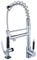 Beelee Professional Chrome Spring Kitchen Sink Mixer Tap 360 Degree Rotation Single Holder Single Hole Pull Out Spray + Swivel Mixer Spout
