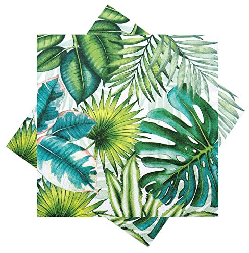Servietten Blätter Tropen Monstera Party Sommer Urban Print Grün