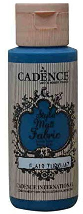 Cadence Pintura Textil Mate Turquesa 59ml