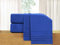 Elegant Comfort Set di lenzuola di lusso, 4 pezzi, in microfibra di qualità alberghiera 1500, resistente alle pieghe, fresco e traspirante, facile elastico, completo, blu imperiale