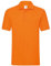 Fruit of the Loom Men's Premium Polo Shirt - Orange - Large