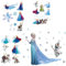 Kibi Wandtattoo Eiskönigin (Frozen) Wandsticker Frozen Disney für Kinderzimmer Living Room Removable Prinzessin Elsa Wandtattoo Kinderzimmer Frozen Olaf 2 blatt