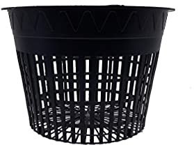 Hydro Crunch D94001114-24PC 6 Mesh Pot Set (24-Pack), 6-inch, Black