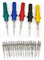 Lezed Sonda Automobilistica sonda oscilloscopio Test diagnostico Automobilistico Set di Perni di Agopuntura Strumenti per Riparazione del Test di Diagnosi 5 sonde e 20 aghi di ricambio