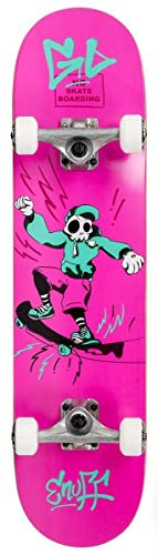Enuff Skully Mini Skateboard, Rose, 7.25