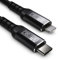 CABLETEX USB C auf Lightning Kabel 2 Meter, Nylon-umflochtenes Schnell-Ladekabel für iPhone 8, Pro/Max/X/XS/XR/XS Max/8/8 Plus, iPhone 11 12 13 14, MFi-Zertifizierung, für iPod, iPad, Airpods