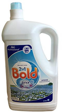 Bold 2 in 1 Bio Laundry Detergent Liquid with Lenor Freshness Spring Awakening 130 Wash, 5 ml