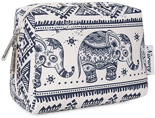 Klein Make up Tasche Kosmetiktasche Damen Schminktasche Klein Kulturtasche Damen Klein kulturbeutel, Makeup Tasche Makeup Bag (Elefant, Klein)