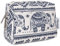Narwey Trousse de Toilette de Voyage Trousse de Maquillage Moyen Organisateurs de Toilettes Accessoires de Voyage (Éléphant,Moyen)