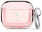 elago Clear Hülle mit Schlüsselanhänger Kompatibel mit AirPods 3 Case, inklusive Gel-Band, reduzierte Vergilbung, Klarer Schutz, Unterstützt Kabelloses Aufladen, Transparente Cover (Lovely Rosa)