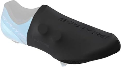 SHIMANO Scas43204, Copriscarpe da Uomo, S-PHYRE, Taglia XL (44-46) Unisex, Nero