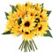DearHouse Künstliche Sonnenblumen, Blumenstrauß, 30,5 cm, Seiden-Sonnenblumen, künstliche Seidenblumen, Blumenstrauß für Zuhause, Hochzeit, Braut, Blumendekoration, 20 Stück