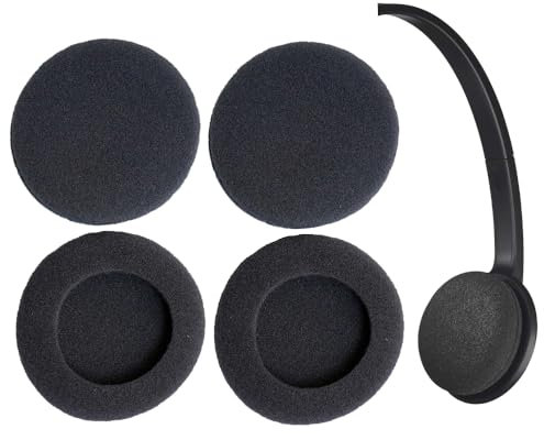 V-MOTA Almohadillas compatibles con auriculares Logitech H340, piezas de reparación de almohadillas de repuesto (2 pares)