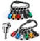 Valkynos 12Pcs Hex Shank Screwdriver Bit Holder with 105-Degree Right Angle Drill, 1/4 Inch Drill Bits Holder Keychain - Cool Gadgets for Men Dads