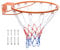VEVOR Basketballkorb Hangring Basketballring 483 mm, Basketball Basketballring Netz 577 x 483 x 110 mm Qualität-und Sicherheitsgeprüft Indoor & Outdoor, Universal Stabiler Basketballkorb Orange