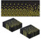 Servietten Schwarz Gold, 33 x 33cm Goldfolien Punkte,2-lagig Golden Foiled Papierservietten Paper Napkins für Hochzeit Feiertagsfeier,60 Stücke(Gold+Schwarz)