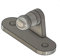 RhedexX® Gasdruckfeder Halterung Befestigung Anbauteile Winkel für 10mm Kugelpfanne 90° 47mmx24mm bis 500N (Winkelblech 2)
