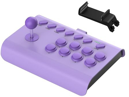 Joystick de Combat d'Arcade Universel - Manette de Jeu avec Turbo/Macro pour PC | Accessoires Nostalgie Arcade pour Jeux de Combat, Street Fighter, mortals Kombat, teken, Expérience de Jeu Réaliste
