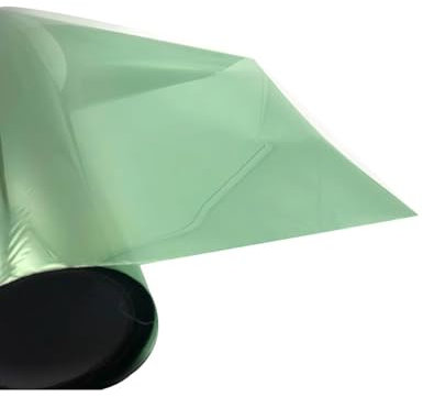 tönungsfolie Auto 1 Stück 50 * 400 cm 2-lagige Grüne Fenstertönungsfolie Solar-Auto-Windschutzscheibe Solarfolie Seitenwindschutzscheibe scheibentönungsfolie