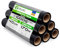 V1 Trade Film Noir Emballage - 6 Rouleaux Film Palette 40cm x 170m - Plastique Protection pour Colis et Meubles