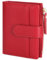 RRANCharltu Portefeuille Femme Cuir, Porte Monnaie Femme Petit Portefeuilles et Porte-Cartes avec Fermeture éclair Poche à Monnaie, Rouge