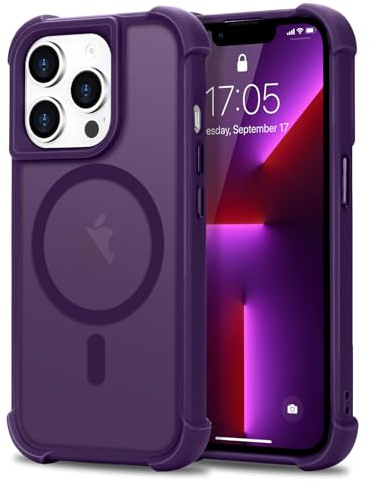 Micoden Magnetic Case for iPhone 13 Pro Max Compatible with Magsafe-Purple