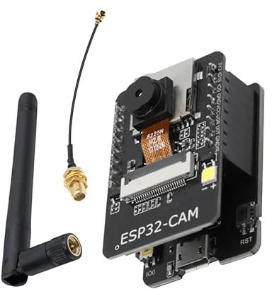 diymore 2PCS für ESP32 CAM Entwicklungsplatine, für ESP32-CAM MB WiFi/Bluetooth Entwicklung Board, DC 5V Dual-Core-Entwicklungsplatine mit 2,4 G Antennen IPEX, 2640 Kamera-TF-Karten-Modul