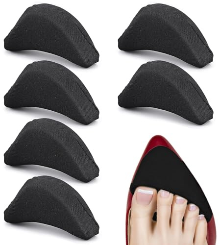 WLLHYF Lot de 2 pares de cojines ajustables de esponja suave para dedo gordo, cojines unisex grandes para aliviar el dolor de pie para mujer - Reutilizables - Para adaptarse a