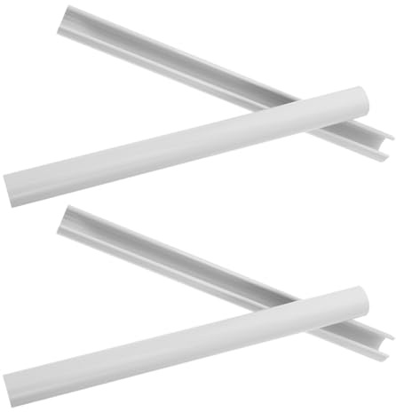 Mobestech 4Pcs Radiator Heat Pipe Covers Decorative Wall Protector Tubing Sleeves for Bathroom Heating Pipe Decoration and Home Use 7.87In Length
