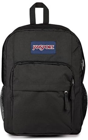 JANSPORT Big Day Pack Großer Rucksack, 15in -Laptopfach, 43.5 x 19 x 32.5 cm, Black (Schwarz)