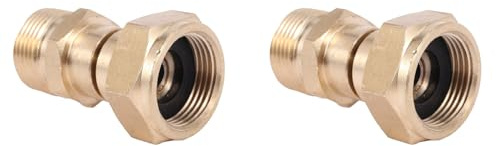 Tacdas 2X Drehgelenk für Hochdruckreiniger, Knickfreie Pistole ein Schlauchanschluss, Metrische Verdrehsicherung M22, 14 Mm Anschluss, 3000 Psi