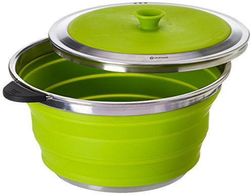 Outwell Collaps Cooking Pot 4.5 Litres with Lid Green