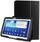 subtel Funda para Tablet Samsung Galaxy Tab 3 10.1 (P5200 / P5210 / P5220) con Cierre magnético y función de Soporte Hands-Free - Carcasa de Cuero Artificial Back Cover, Funda con Tapa de Color Negro